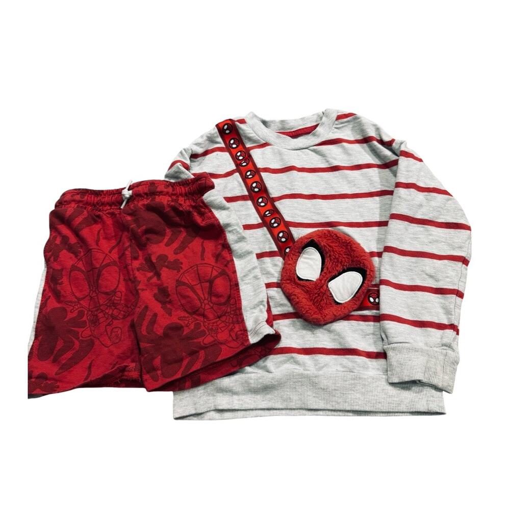 Spidey and friends sweater shirt set size 5t